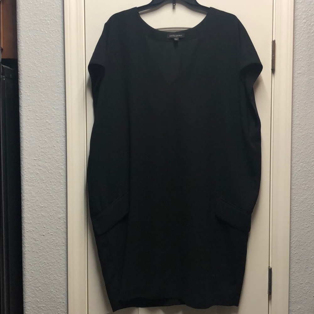 Elegant Black BR Cocoon Dress